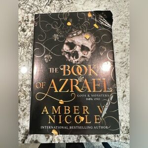 The Book of Azrael Hardcover — Black & Gold Cover